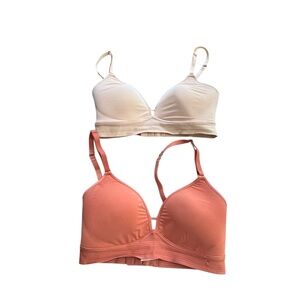 Lively Cream and Tan Bras 32 D